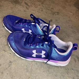 Girls 4 Under Armour Tennis Shoes